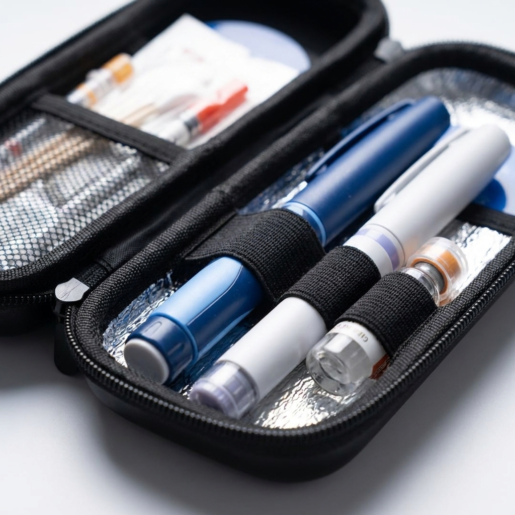 Insulin Cooler Travel Case with Temperature Display