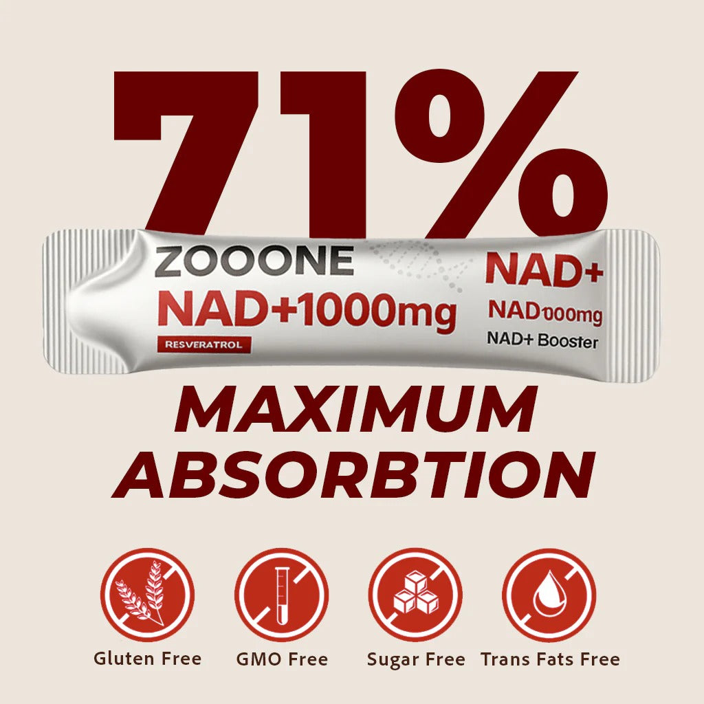 ZOONE Liquid NAD+ (1000mg  NAD+ | Naturally Flavored)